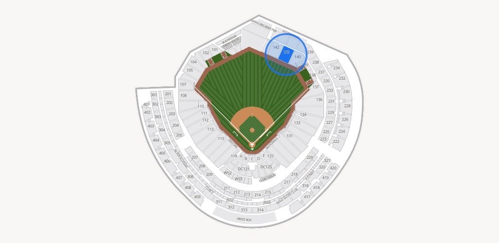 Nationals Park Seating Chart