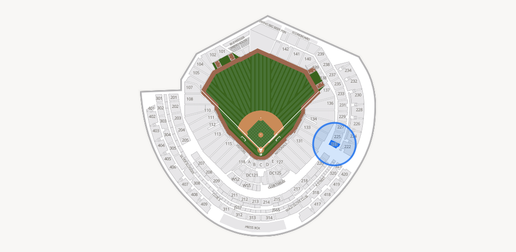 Nationals Park Seating Chart