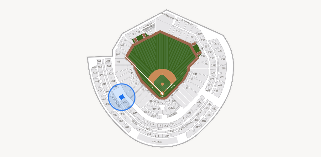 Nationals Park Seating Chart