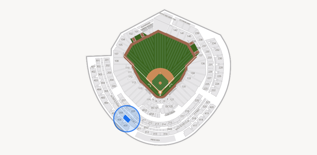 Nationals Park Seating Chart