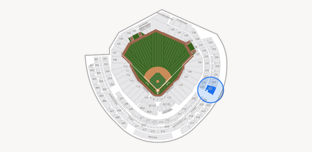 Nationals Park Seating Chart