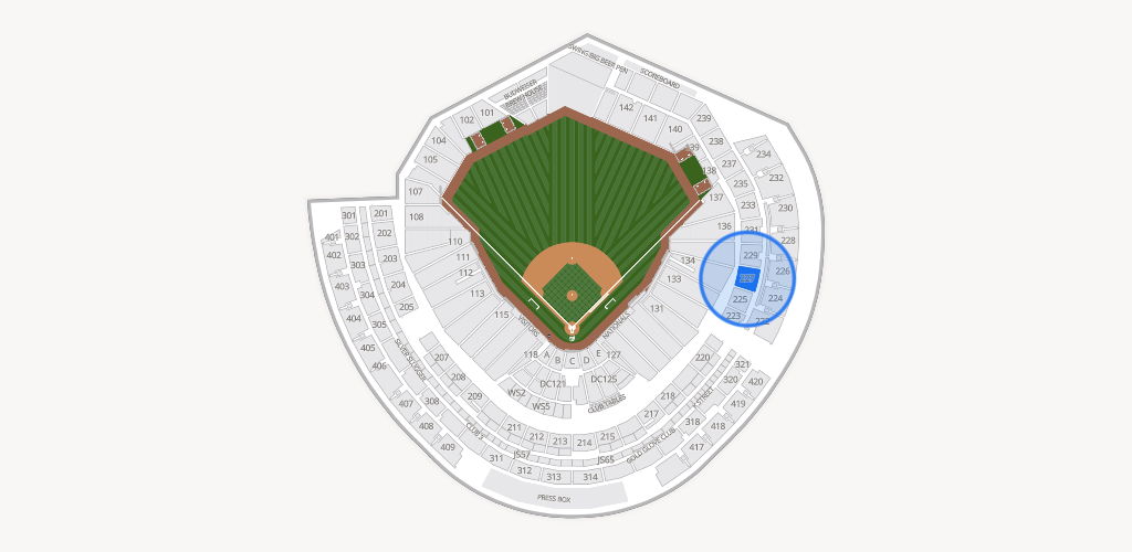 Nationals Park Seating Chart