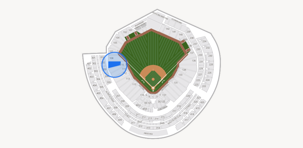 Nationals Park Seating Chart