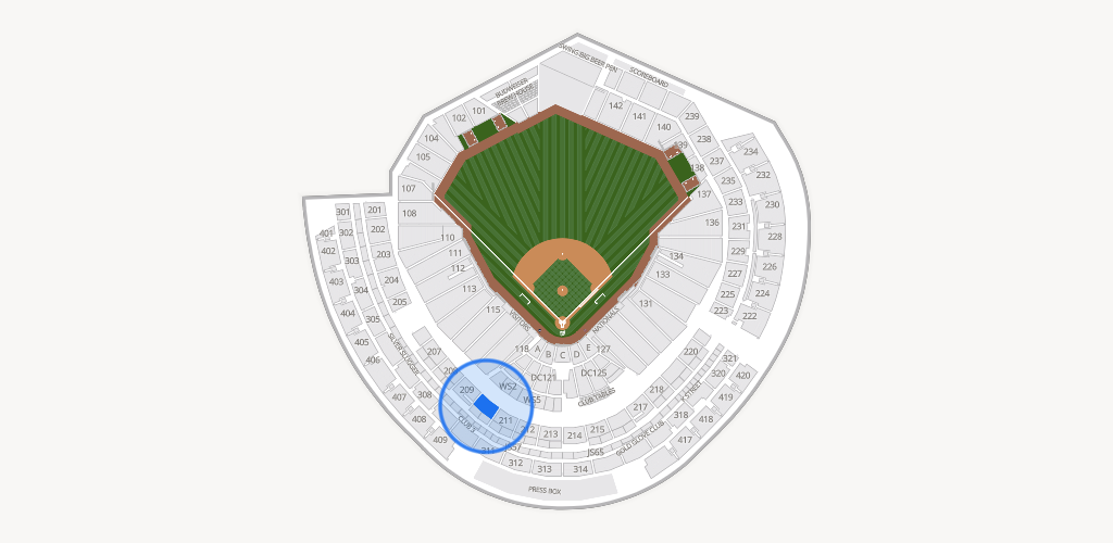 Nationals Park Seating Chart