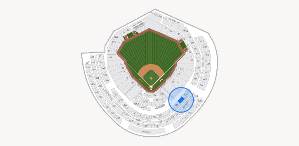Nationals Park Seating Chart