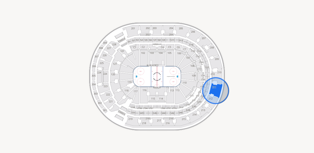 Nationwide Arena Seating Chart
