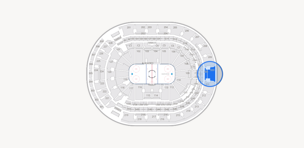 Nationwide Arena Seating Chart