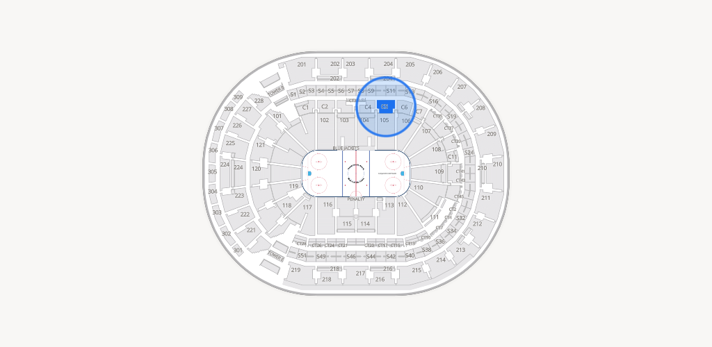 Nationwide Arena Seating Chart
