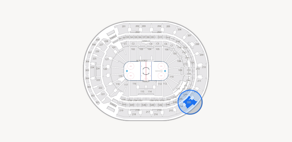 Nationwide Arena Seating Chart