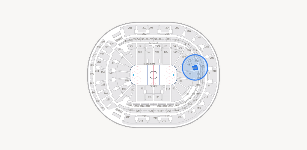 Nationwide Arena Seating Chart