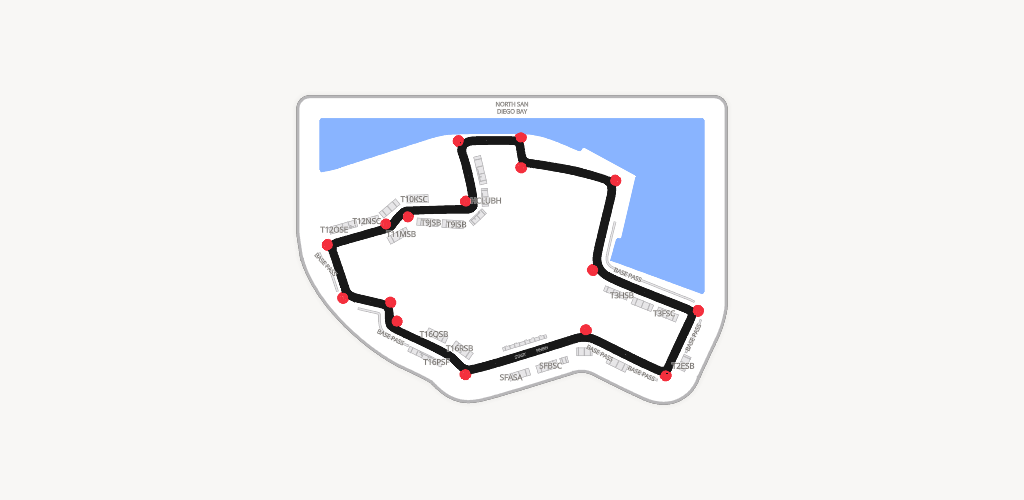 Naval Base Coronado Street Course Seating Chart