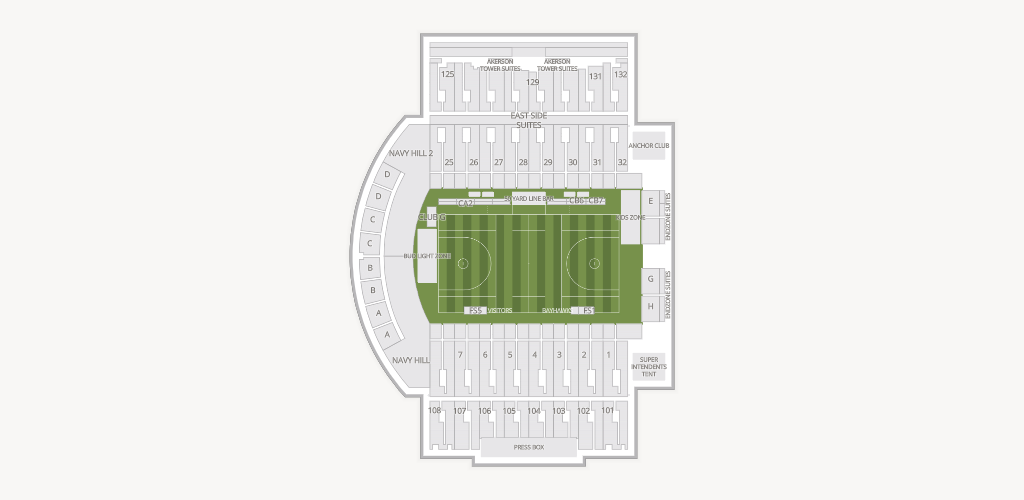 Navy-Marine Corps Memorial Stadium Seating Chart