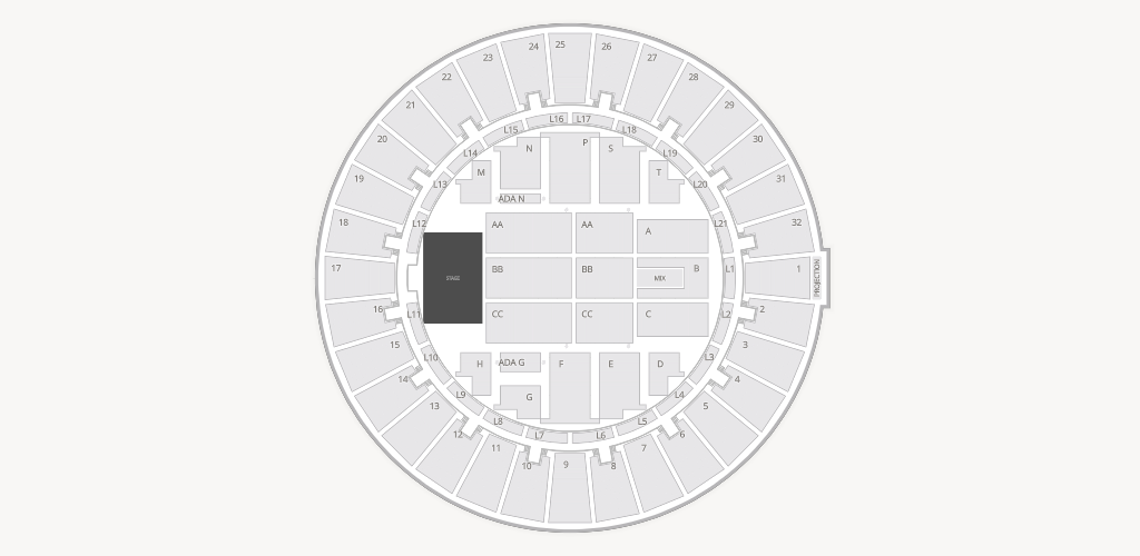 Neal S. Blaisdell Arena Seating Chart