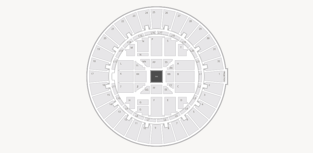 Neal S. Blaisdell Arena Seating Chart