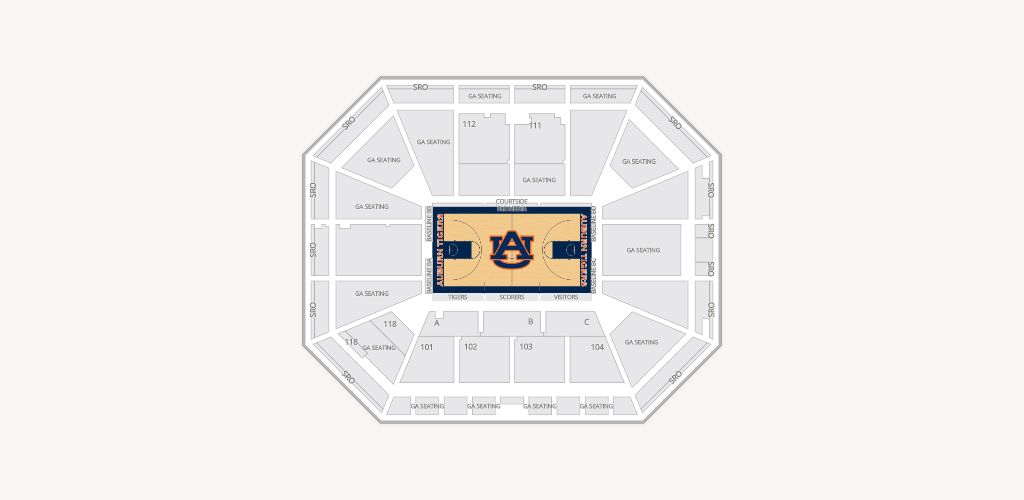 Neville Arena Seating Chart