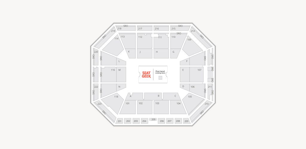 Neville Arena Seating Chart