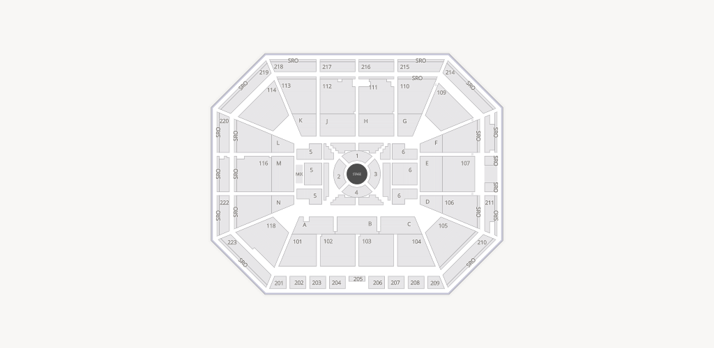Neville Arena Seating Chart