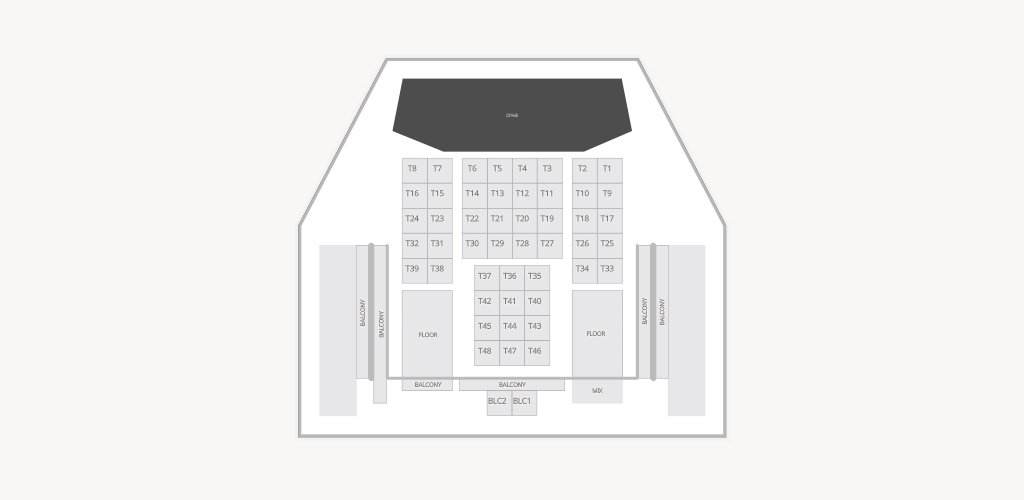 New Orleans Jazz Market Seating Chart