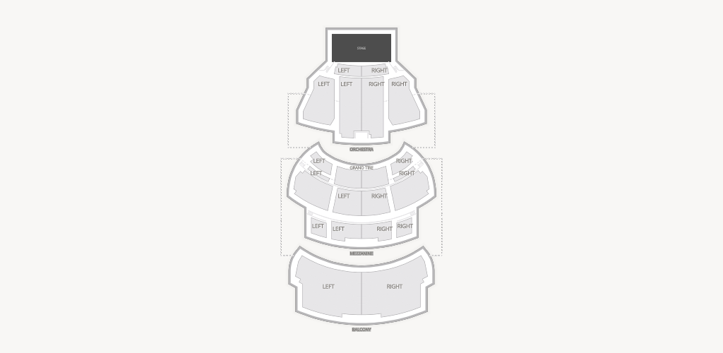 New York City Center Seating Chart