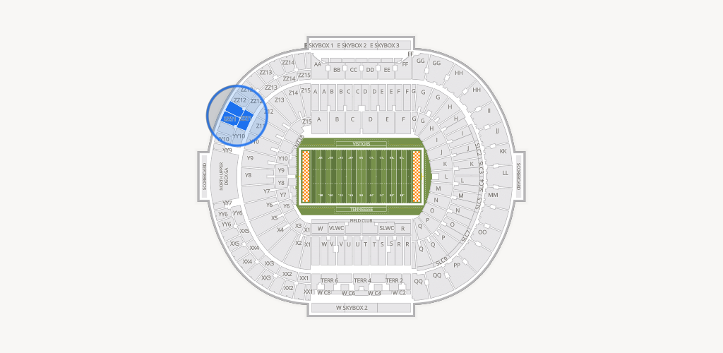 Neyland Stadium Seating Chart