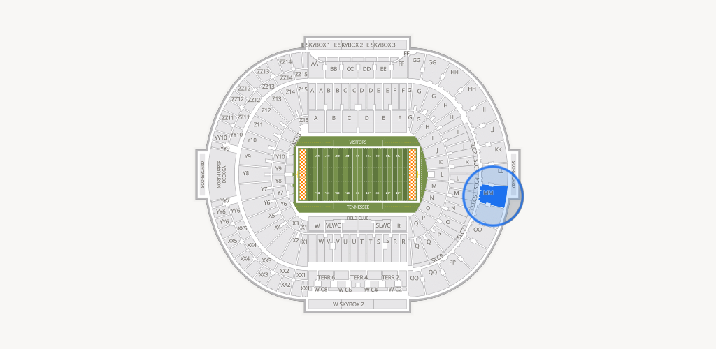 Neyland Stadium Seating Chart