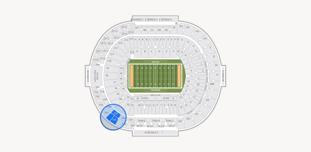 Neyland Stadium Seating Chart