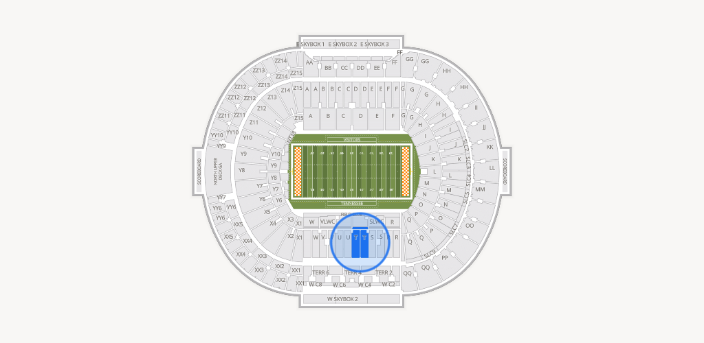 Neyland Stadium Seating Chart