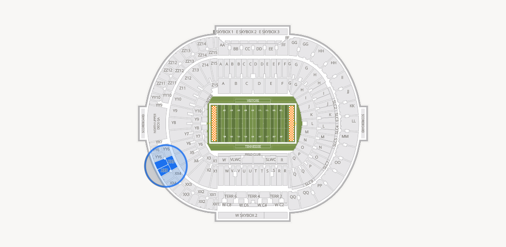 Neyland Stadium Seating Chart