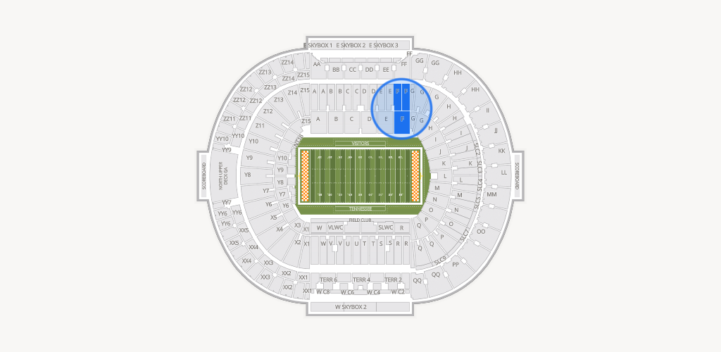 Neyland Stadium Seating Chart