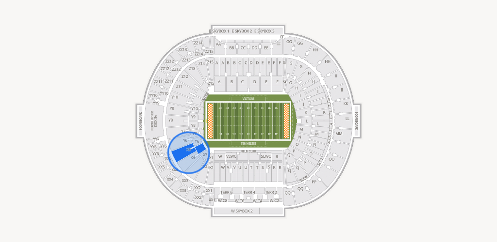 Neyland Stadium Seating Chart