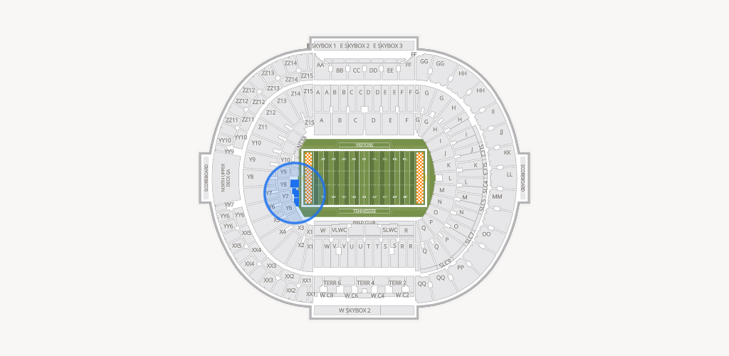 Neyland Stadium Seating Chart