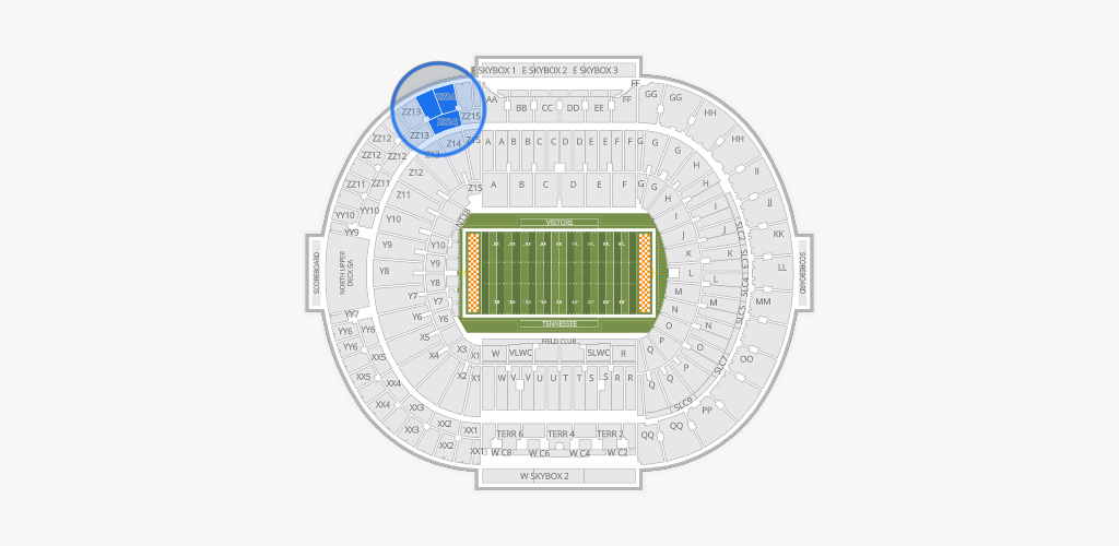 Neyland Stadium Seating Chart