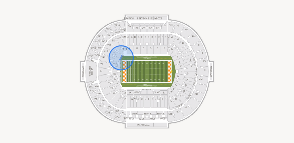 Neyland Stadium Seating Chart