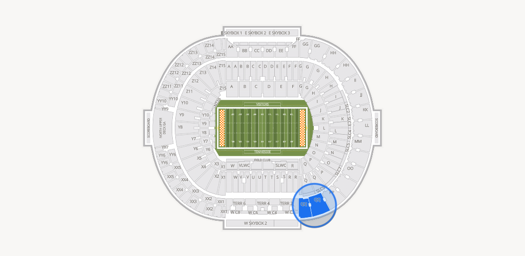 Neyland Stadium Seating Chart