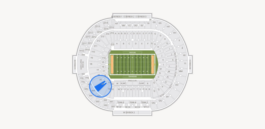 Neyland Stadium Seating Chart