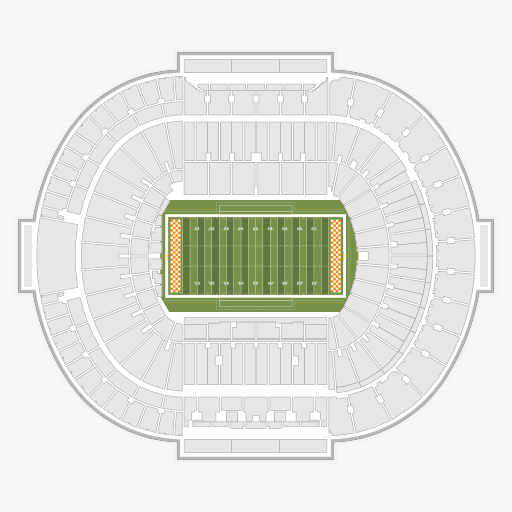 Neyland Stadium seating chart
