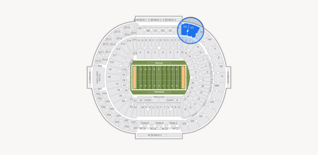 Neyland Stadium Seating Chart