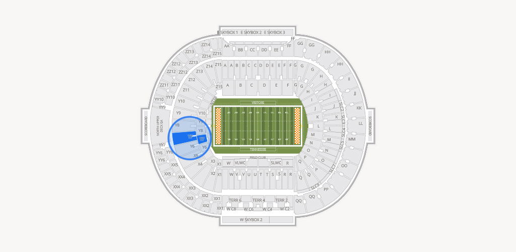Neyland Stadium Seating Chart