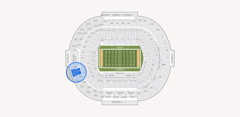 Neyland Stadium Seating Chart