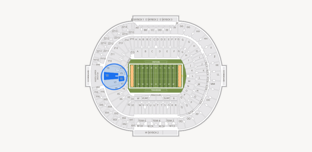 Neyland Stadium Seating Chart