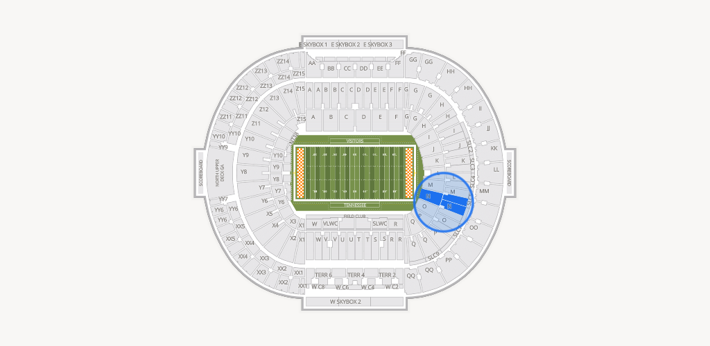 Neyland Stadium Seating Chart