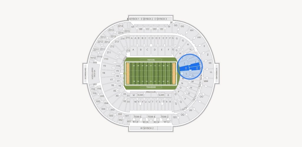 Neyland Stadium Seating Chart