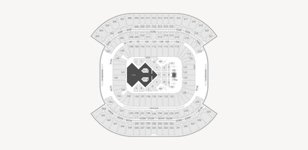 Nissan Stadium - 1 Titans Way Seating Chart