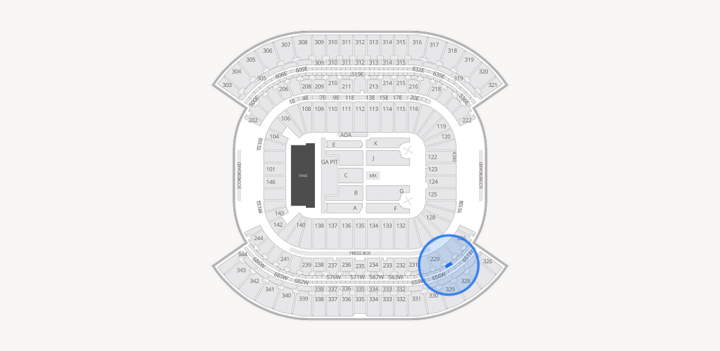 Nissan Stadium Seating Chart