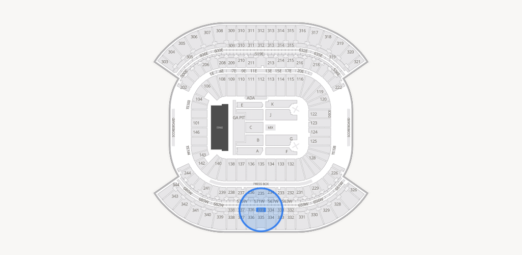 Nissan Stadium Seating Chart