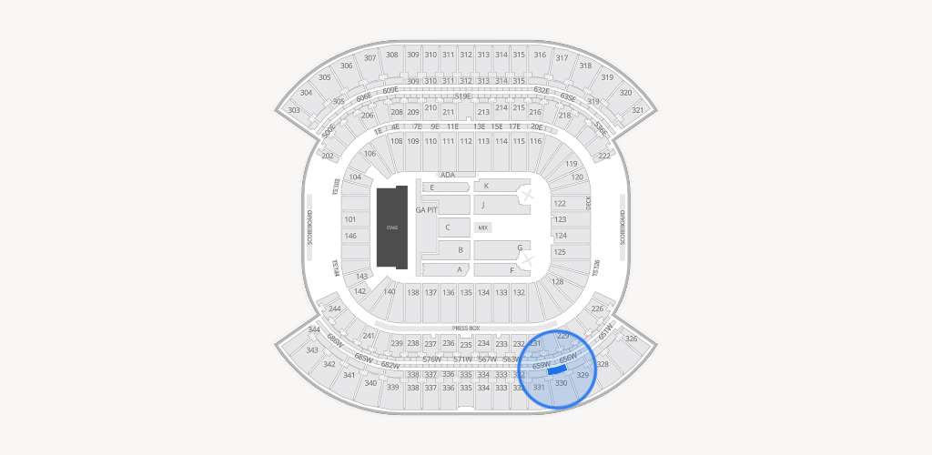 Nissan Stadium Seating Chart