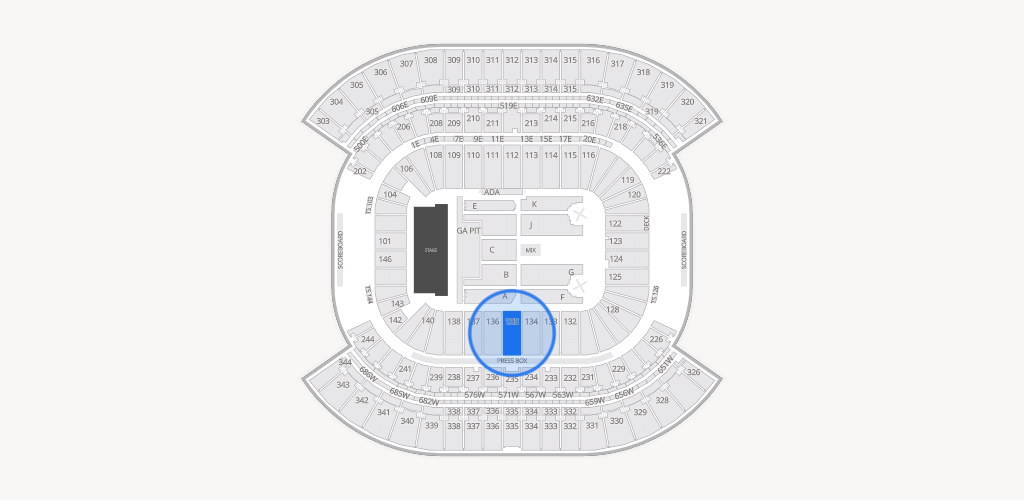 Nissan Stadium Seating Chart
