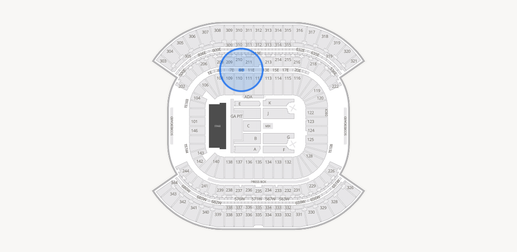 Nissan Stadium Seating Chart