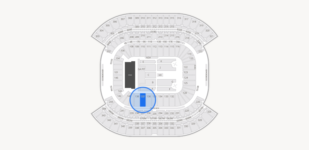 Nissan Stadium Seating Chart