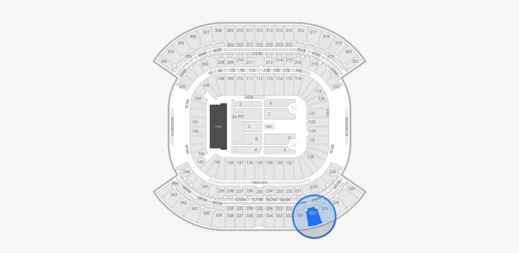 Nissan Stadium Seating Chart